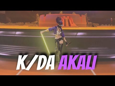 中国英雄联盟8周年现场彩蛋 kda 阿卡丽solo帅气独舞 惊艳全场 china league of legends 8th anniversary kda akali solo dance